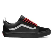 VANS U OLD SKOOL Sneakers (OTW Webbing) Black / Red / Reflective New