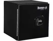 Buyers Product 18x18x18" Black Smooth Aluminum Underbody Truck Tool Box - Single