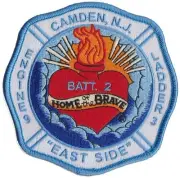 Camden Engine 9 Ladder 3 Batt 2 Home of the Brave - Fire Patch NEW !!