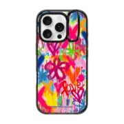 iPhone 16 Pro Impact Ring Stand Case MagSafe Compatible Graffiti Street Style by Corey Paige Designs