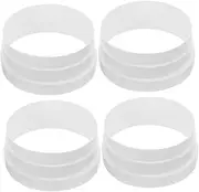 TEHAUX Dryer Duct Connector Adapter Duct Reducer Increaser for Kitchen Hood Versatile Vent Hose Connector Leakproof Design for Easy Installation and Compatibility Simple Setup No Tools
