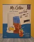 Mr. Coffee Iced Tea Maker 2 Quarts Pitcher White Blue TM1 - NEW! FREE SHIPPING!