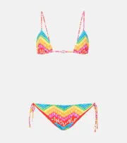 [Valentino] Valentino Valentino Chevron 24 bikini AU 12 multicoloured
