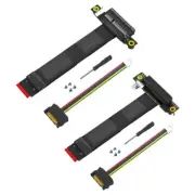 180/90 Degree PCIE To M.2 M Key Mounting Extension Cable for 2230 2242 2260