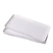 White Melamine Rectangular Serving Platter/Trays, Set White Rectangular platter