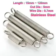 Expansion Extension Tension Spring A2 Stainless 0.7mm Wire Dia Extension Springs