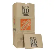 The Home Depot 49022-10PK Heavy Duty Brown Paper Lawn and Refuse Bags for Hom...