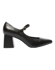 [Sandler] Nancy Heeled Shoes in Black Leather