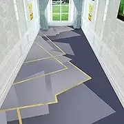 Carpet, Contemporary Passage Runner Rug for Hallway, Long Carpet Vintage Classic Narrow Rugs Floor Decor Mat,0.6m x 2.5m