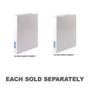 Bantex 4 D Ring Insert Binder Heavy Duty Design for Home Office School 38mm A3