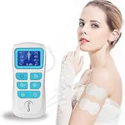 TENS Machine EMS Muscle Stimulator Electronic Pulse Body Massager with TENS Pads for Back/Leg/Shoulder/Arm Pain Relief, 8 Modes Simple to Use- Analgesic TENS system