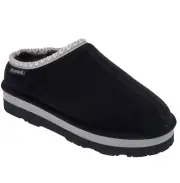 Bearpaw Lucille Water and Stain-Repellent Suede Mule Size 8W Black New With Tag