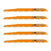 9-Inch Wood Pruning Saw Blades for Reciprocating Saws/Sabre Saws 5 Pcs