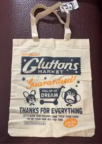 在飛比找Yahoo!奇摩拍賣優惠-（全新）日系Gluttons輕便購物袋