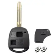 Remote Car Key For Toyota Yaris Prado Tarago Camry Corolla Key Case Button Pad Switches black