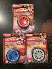3x Duncan Yo-Yo WHEELS Complete Set: Blue Gray + Red BRAND NEW SEALED YOYOs