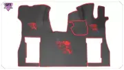 SCANIA S SERIES SET OF FLOOR MATS DASH MATS SMOOTH WITH EMBROIDERY BLACK