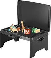 Multi-Function Folding Lap Table - Lap Desk Computer Stand | Notebook Table with Grip – Versatile Lightweight Vehicle Seat Tray, Meal Platter for Sofa Dining, Bed Workstation