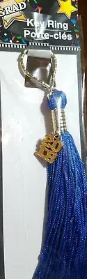 Graduation 2018 Key Ring Blue Tassel