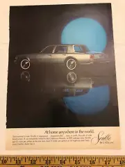 1975 Cadillac Seville At Home Anywhere Vintage Print Ad Sunset Magazine