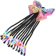 COSMEVIVI Ponytail Hair Extensions Bowknot Braided Long Curly Women's Hair Pieces