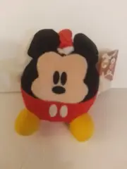 Disney Mickey Mouse 5" Plush Holiday Slammer NO LONGER TALKS With All Tags