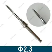 φ2.3 Dental Guide Drill Pilot Cross Cutter Bone Cut Debris Blade Fit Lindemann