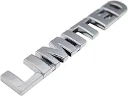 Metal Chrome Silver Limited Emblem Letter Badge Exterior Trim Decal for Toyota Camry Corolla RAV4 Tundra Highlander and Subaru Pillar Trunk Side 5.5 x 0.75 inches