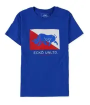 Ecko Unltd. Mens Core Flag Rhino Graphic T-Shirt, blue, L