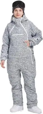 Bumdeep Women’s One Piece Winter Ski Suit Snowsuit Jumpsuit Waterproof XXL