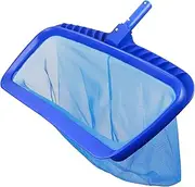 Upgraded Pool Skimmer Net,Heavy Duty Swimming Leaf Rake Cleaning Tool with Deep Nylon Mesh Bag,Fast and Easy for Cleaning Swimming Pool & Pond (20'' Pool Net-Blue)