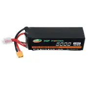XF POWER 22.2V 5000mAh 100C 6S LiPo Battery XT60 Plug with T Deans Plug for RC Drone