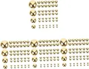 Baluue Sets Nail Art Rhinestone Glue Set Nail Gems and Charms Beads Kit for Crafting Flat Back and Small Beads Pcs