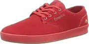 [Emerica] Men's Romero Laced Skate Shoe, Red/Gold, 7