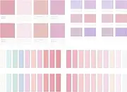 BAYTORY 1200 Pcs Sticky Tabs, Pastel Paper Sticky Notes, Index Tabs Memo Stickers Page Markers Book Tabs, Multicolor Writable Tabs for Annotating Books, Office & School Study Supplies (Pink)