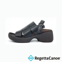 在飛比找momo購物網優惠-【RegettaCanoe】粗跟包覆厚底涼鞋CJBK-900