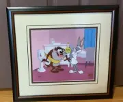 Dr. Devil And Mr. Hare Taz & Bugs Bunny Limited Edition Cel, 1998 WB COA