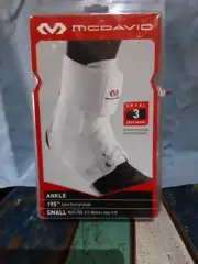 Mcdavid Ankle Brace W/straps 195 White S RRP $85