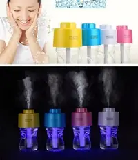 在飛比找Yahoo!奇摩拍賣優惠-水瓶蓋霧化加濕器 噴霧器 造霧機 USB迷你型 瓶蓋加濕器 