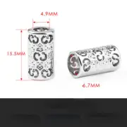 30x Cord Lock Alloy Rope End Bell Rope Stopper Lanyard Hoodie Pants Accessory