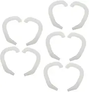 Mobestech 5pairs Ear Corrector External Auricle Support for Protruding Ears Safe Auricle Fix Non Correction for Deformed Ears Multi-use Ear Hooks