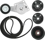 90K-38274A Serpentine Belt Drive Component Kit Compatible with Expedition 09-14 Explorer 06-10 Lobo 09-10 F-150 / Navigator 10-14 Mountaineer 06-10 Replaces ACK061025 DBK061025B