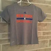 New York Knicks (Gray) Climalite Adidas Size Youth 5/6 NEW