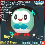 Pokémon Legends Arceus ✨ Shiny Alpha Rowlet ✨ W/ Best 6IV Customizable