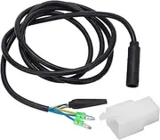 EVTSCAN E Bike Motor Extension Cable 9 Pin Waterproof Connector 1.6m Weather Resistant DIY Conversion Wiring Harness for Electric Bike Upgrades