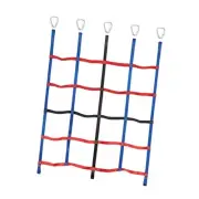 Kids Outdoor Rainbow Climbing Net Garden Multifunctional Hanging Step Ladder