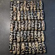 Magic Tibetan Old Agate Multiple patterns Totem dZi Bead 50pcsC2008