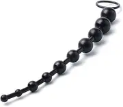 Black Anal Bead Chain Butt Ball Orgasm Adult Sex Toy AU Beaded Anus