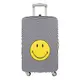 LOQI行李箱外套【笑臉】行李箱保護套防塵保護套、防刮、高彈力