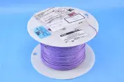 Alpha Wire 600 Feet 24 AWG Hook-Up Wire 7/32 Violet 300V 3050 VI001